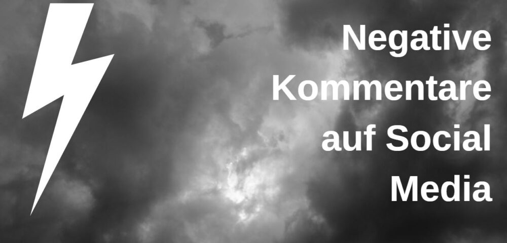 Negative Kommentare auf Social Media