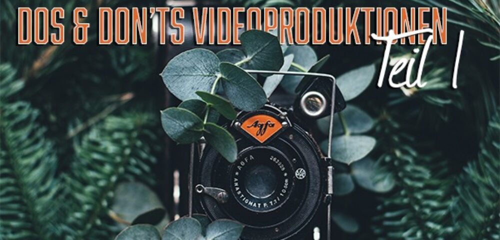 Beitragsbild mit vintage Kamera umgeben von Pflanzen